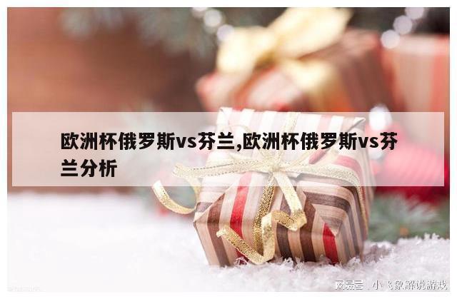 欧洲杯俄罗斯vs芬兰,欧洲杯俄罗斯vs芬兰分析